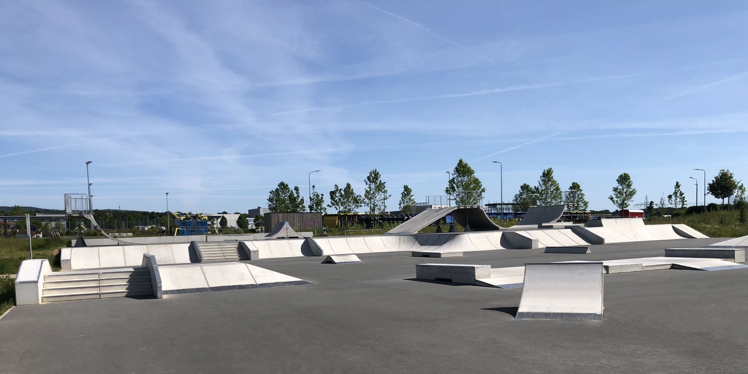 Skatepark-Anlage komplett